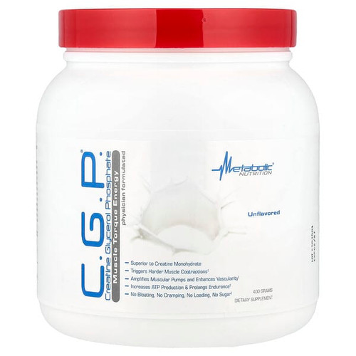 <img alt="Metabolic Nutrition, C.G.P., Unflavored, 400 g" title="Metabolic Nutrition, C.G.P., Unflavored, 400 g,764779712419"