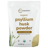 <img alt="Micro Ingredients, Organic Psyllium Husk Powder, 2 lb (907 g)" title="Micro Ingredients, Organic Psyllium Husk Powder, 2 lb (907 g),850069023621"