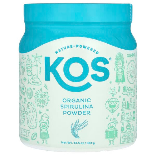 <img alt="KOS, Organic Spirulina Powder, 13.5 oz (381 g)" title="KOS, Organic Spirulina Powder, 13.5 oz (381 g),850000503090"