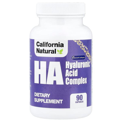 <img alt="California Natural, Hyaluronic Acid Complex, 90 Capsules" title="California Natural, Hyaluronic Acid Complex, 90 Capsules,011821590090"