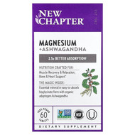 <img alt="New Chapter, Magnesium + Ashwagandha, 60 Vegan Tablets" title="New Chapter, Magnesium + Ashwagandha, 60 Vegan Tablets,727783902436"
