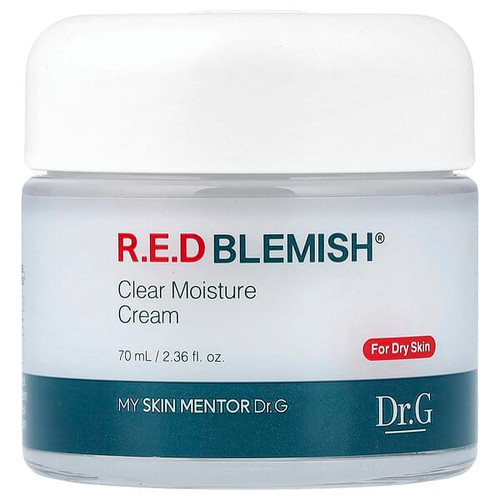 <img alt="Dr. G, R.E.D Blemish, Clear Moisture Cream, For Dry Skin, 2.36 fl oz (70 ml)" title="Dr. G, R.E.D Blemish, Clear Moisture Cream, For Dry Skin, 2.36 fl oz (70 ml),8809838655398"