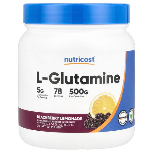 <img alt="Nutricost, L-Glutamine, Blackberry Lemonade, 17.9 oz (500 g)" title="Nutricost, L-Glutamine, Blackberry Lemonade, 17.9 oz (500 g),810014678979"