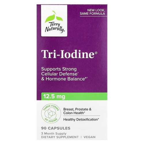 <img alt="Terry Naturally, Tri-Iodine, 12.5 mg, 90 Capsules" title="Terry Naturally, Tri-Iodine, 12.5 mg, 90 Capsules,367703182991"