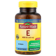 <img alt="Nature Made, Vitamin E , 180 mg (400 IU), 300 Softgels" title="Nature Made, Vitamin E , 180 mg (400 IU), 300 Softgels,031604018825"