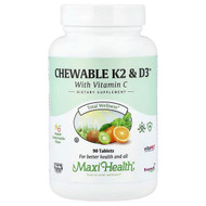 <img alt="Maxi Health, Chewable K2 & D3, Natural Cherry Vanilla, 90 Tablets" title="Maxi Health, Chewable K2 & D3, Natural Cherry Vanilla, 90 Tablets,753406421060"
