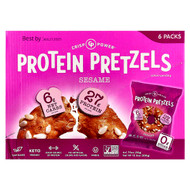 <img alt="Crisp Power, Protein Pretzels, Sesame, 6 Bags, 1.75 oz (50 g) Each" title="Crisp Power, Protein Pretzels, Sesame, 6 Bags, 1.75 oz (50 g) Each,850047451217"