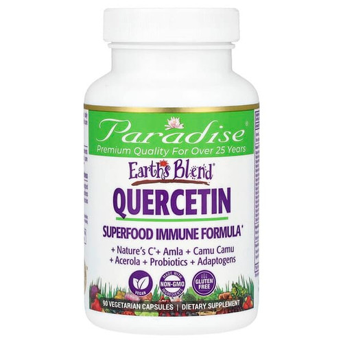 <img alt="Paradise Herbs, Earths Blend, Quercetin, 90 Vegetarian Capsules" title="Paradise Herbs, Earths Blend, Quercetin, 90 Vegetarian Capsules,601944778927"