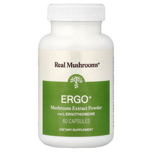<img alt="Real Mushrooms, ERGO + L-Ergothioneine, 60 Capsules" title="Real Mushrooms, ERGO + L-Ergothioneine, 60 Capsules,628110068385"