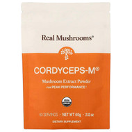 <img alt="Real Mushrooms, Cordyceps-M, Mushroom Extract Powder, 2.12 oz (60 g)" title="Real Mushrooms, Cordyceps-M, Mushroom Extract Powder, 2.12 oz (60 g),627843438748"