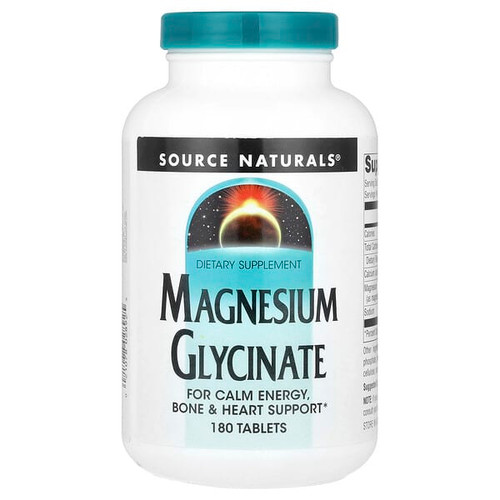 <img alt="Source Naturals, Magnesium Glycinate , 180 Tablets" title="Source Naturals, Magnesium Glycinate , 180 Tablets,021078028925"