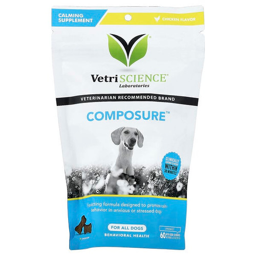 <img alt="VetriScience, Composure, For All Dogs, Chicken, 60 Bite-Sized Chews, 6.77 oz (192 g)" title="VetriScience, Composure, For All Dogs, Chicken, 60 Bite-Sized Chews, 6.77 oz (192 g),026664178060"