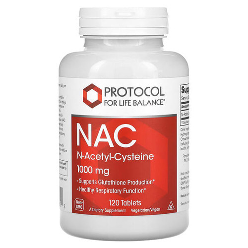 <img alt="Protocol for Life Balance, NAC, 1,000 mg, 120 Tablets" title="Protocol for Life Balance, NAC, 1,000 mg, 120 Tablets,707359101852"