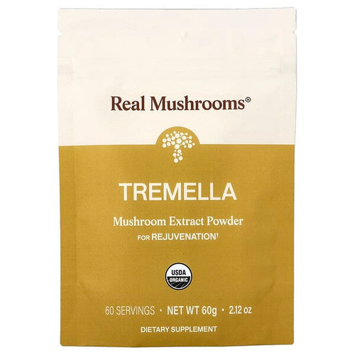 <img alt="Real Mushrooms, Tremella, Organic Mushroom Extract Powder, 2.12 oz (60 g)" title="Real Mushrooms, Tremella, Organic Mushroom Extract Powder, 2.12 oz (60 g),628110068422"
