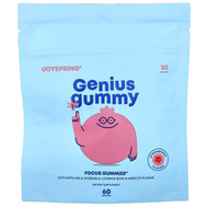 <img alt="JoySpring, Genius Gummy, Strawberry, 60 Gummies" title="JoySpring, Genius Gummy, Strawberry, 60 Gummies,850008889868"