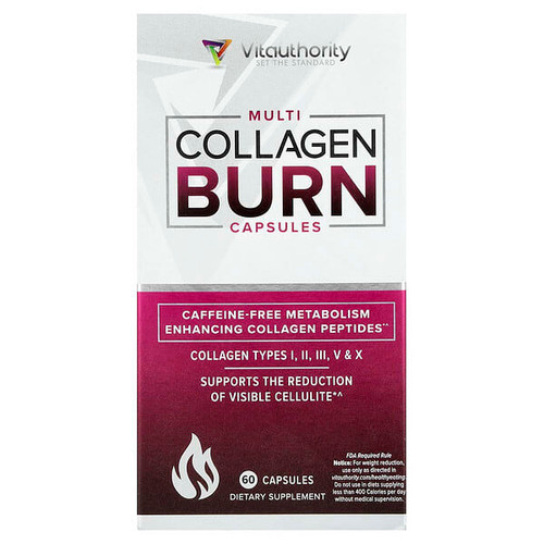 <img alt="Vitauthority, Multi Collagen Burn, 60 Capsules" title="Vitauthority, Multi Collagen Burn, 60 Capsules,856360008831"
