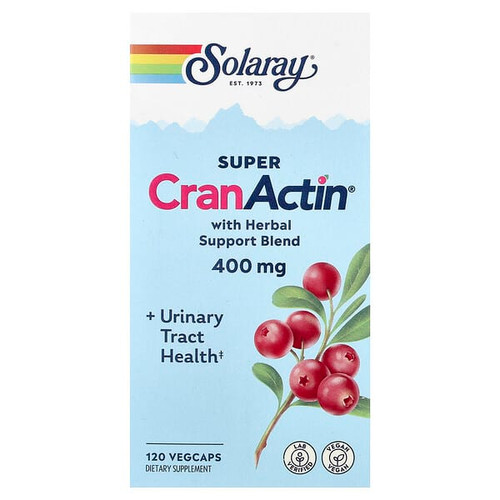 <img alt="Solaray, Super CranActin with Herbal Support Blend, 400 mg, 120 Vegcaps" title="Solaray, Super CranActin with Herbal Support Blend, 400 mg, 120 Vegcaps,076280084337"