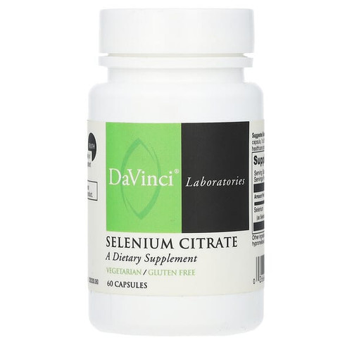 <img alt="DaVinci Laboratories, Selenium Citrate, 200 mcg , 60 Capsules" title="DaVinci Laboratories, Selenium Citrate, 200 mcg , 60 Capsules,026664220066"