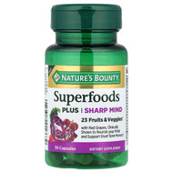 <img alt="Natures Bounty, Superfoods Plus Sharp Mind, 30 Capsules" title="Natures Bounty, Superfoods Plus Sharp Mind, 30 Capsules,074312016639"