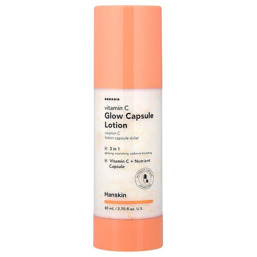 <img alt="Hanskin, Vitamin C Glow Capsule Lotion, 2.7 fl oz (80 ml)" title="Hanskin, Vitamin C Glow Capsule Lotion, 2.7 fl oz (80 ml),8809653233979"