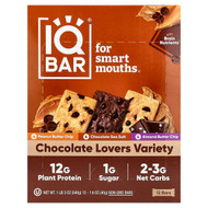 <img alt="IQBAR, Plant Protein Bar, Chocolate Lovers Variety, 12 Bars, 1.6 oz (45 g) Each" title="IQBAR, Plant Protein Bar, Chocolate Lovers Variety, 12 Bars, 1.6 oz (45 g) Each,850004554104"