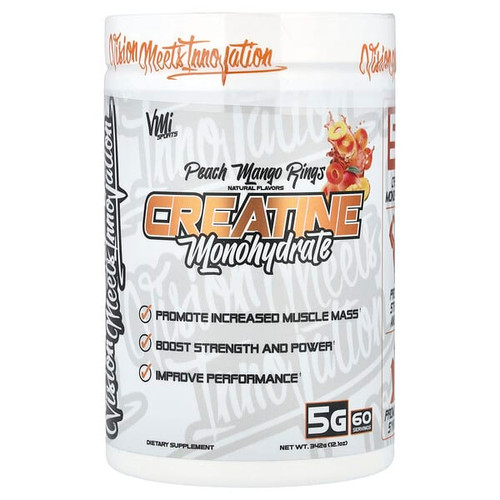 <img alt="VMI Sports, Creatine Monohydrate, Peach Mango Rings, 12.1 oz (342 g)" title="VMI Sports, Creatine Monohydrate, Peach Mango Rings, 12.1 oz (342 g),850056537254"