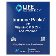 <img alt="Life Extension, Immune Packs with Vitamin C & D, Zinc and Probiotic, 30 Packets" title="Life Extension, Immune Packs with Vitamin C & D, Zinc and Probiotic, 30 Packets,737870242536"
