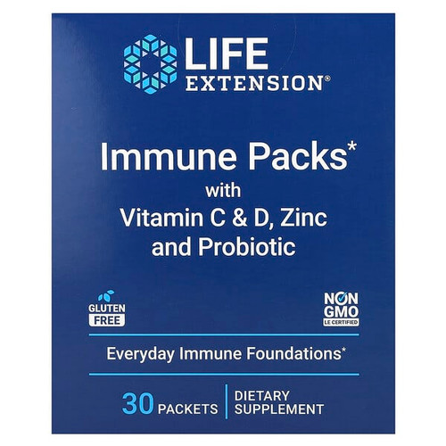 <img alt="Life Extension, Immune Packs with Vitamin C & D, Zinc and Probiotic, 30 Packets" title="Life Extension, Immune Packs with Vitamin C & D, Zinc and Probiotic, 30 Packets,737870242536"