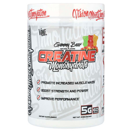 <img alt="VMI Sports, Creatine Monohydrate, Gummy Bear, 12.3 oz (348 g)" title="VMI Sports, Creatine Monohydrate, Gummy Bear, 12.3 oz (348 g),850056537261"