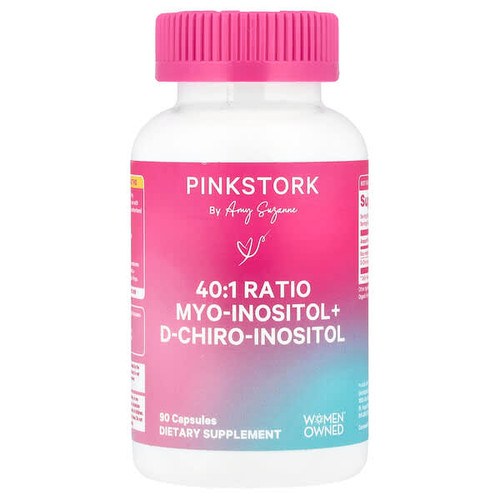 <img alt="Pink Stork, 40-1 Ratio Myo-Inositol + D-Chiro-Inositol, 90 Capsules" title="Pink Stork, 40-1 Ratio Myo-Inositol + D-Chiro-Inositol, 90 Capsules,850018865517"