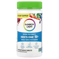 <img alt="Rainbow Light, Mens One 50+ Daily Multivitamin, High Potency, 90 Vegetarian Tablets" title="Rainbow Light, Mens One 50+ Daily Multivitamin, High Potency, 90 Vegetarian Tablets,021888204045"