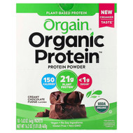 <img alt="Orgain, Organic Protein Powder, Plant-Based, Creamy Chocolate Fudge, 10 Packets, 1.62 oz (46 g) Each" title="Orgain, Organic Protein Powder, Plant-Based, Creamy Chocolate Fudge, 10 Packets, 1.62 oz (46 g) Each,851770007009"