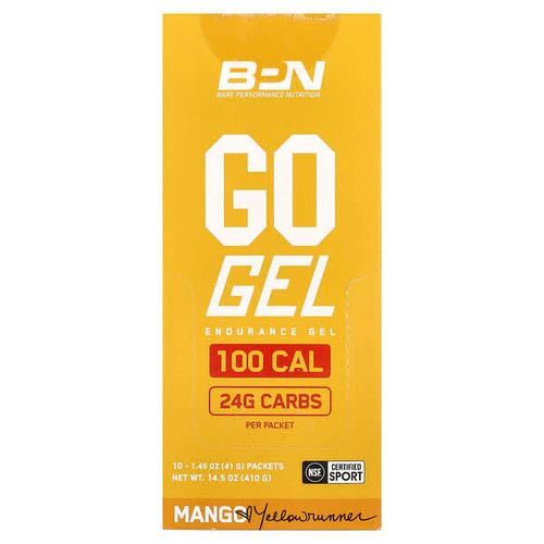 <img alt="BPN, Go Gel, Endurance Gel, Mango, 10 Packets, 1.45 oz (41 g) Each" title="BPN, Go Gel, Endurance Gel, Mango, 10 Packets, 1.45 oz (41 g) Each,850055068070"