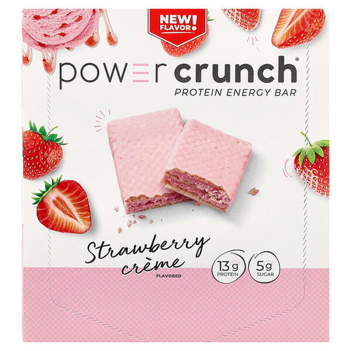 <img alt="BNRG, Power Crunch, Protein Energy Bar, Strawberry Creme, 12 Bars, 1.4 oz (40 g) Each" title="BNRG, Power Crunch, Protein Energy Bar, Strawberry Creme, 12 Bars, 1.4 oz (40 g) Each,644225726149"