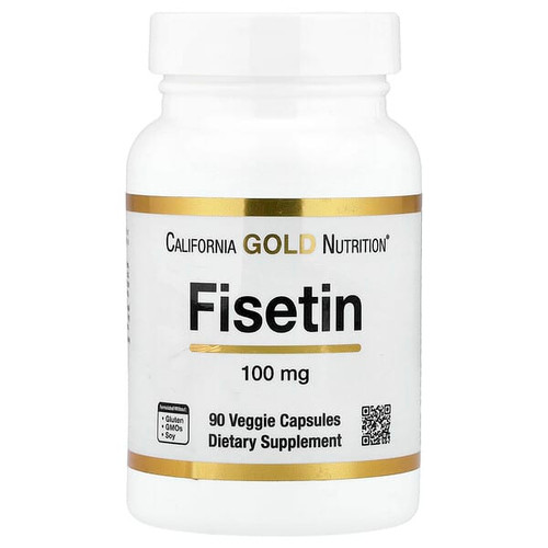 <img alt="California Gold Nutrition, Fisetin, 100 mg, 90 Veggie Capsules" title="California Gold Nutrition, Fisetin, 100 mg, 90 Veggie Capsules,898220025145"