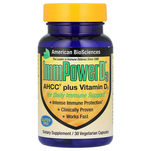 <img alt="American Biosciences, ImmPower D3, AHCC Plus Vitamin D3, 30 Vegetarian Capsules" title="American Biosciences, ImmPower D3, AHCC Plus Vitamin D3, 30 Vegetarian Capsules,678226034309"