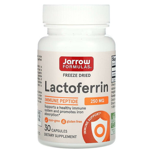 <img alt="Jarrow Formulas, Lactoferrin, Freeze Dried, 250 mg, 30 Capsules" title="Jarrow Formulas, Lactoferrin, Freeze Dried, 250 mg, 30 Capsules,790011210788"