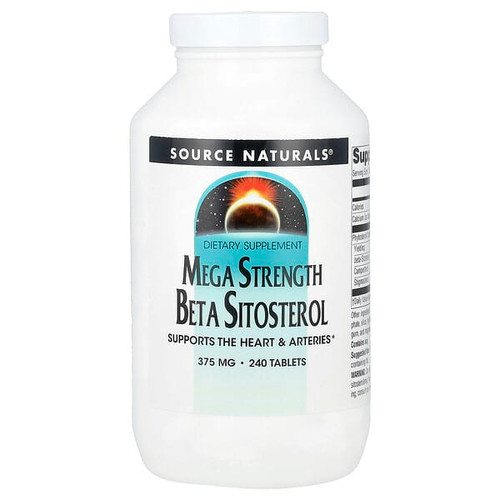 <img alt="Source Naturals, Mega Strength Beta Sitosterol, 240 Tablets" title="Source Naturals, Mega Strength Beta Sitosterol, 240 Tablets,021078026259"