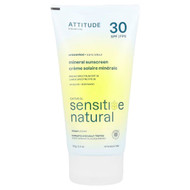 <img alt="ATTITUDE, Mineral Sunscreen, Oatmeal Sensitive Natural, SPF 30, Unscented, 5.2 oz (150 g)" title="ATTITUDE, Mineral Sunscreen, Oatmeal Sensitive Natural, SPF 30, Unscented, 5.2 oz (150 g),626232160055"
