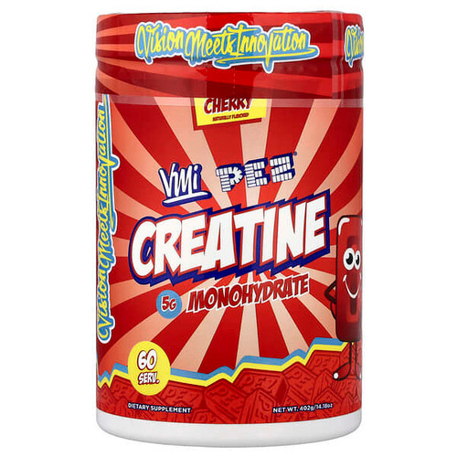 <img alt="VMI Sports, Creatine Monohydrate, Pez Cherry, 14.18 oz (402 g)" title="VMI Sports, Creatine Monohydrate, Pez Cherry, 14.18 oz (402 g),850056537629"