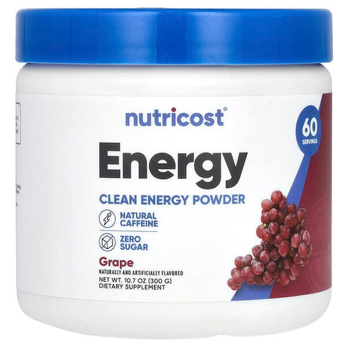 <img alt="Nutricost, Energy, Clean Energy Powder, Grape, 10.7 oz (300 g)" title="Nutricost, Energy, Clean Energy Powder, Grape, 10.7 oz (300 g),810139570394"