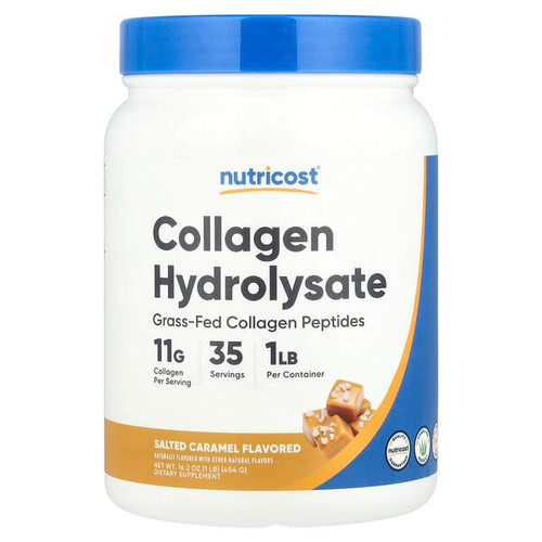<img alt="Nutricost, Collagen Hydrolysate, Salted Caramel, 16.2 oz (454 g)" title="Nutricost, Collagen Hydrolysate, Salted Caramel, 16.2 oz (454 g),810014671123"