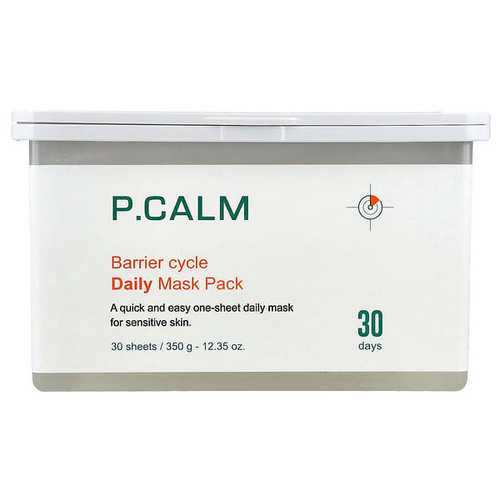 <img alt="P.CALM, Barrier Cycle Daily Beauty Mask Pack , 30 Sheets, 12.35 oz (350 g)" title="P.CALM, Barrier Cycle Daily Beauty Mask Pack , 30 Sheets, 12.35 oz (350 g),8809884830497"