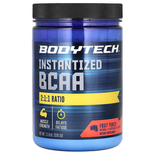 <img alt="BodyTech, Instantized BCAA, Fruit Punch, 11.6 oz (328.5 g)" title="BodyTech, Instantized BCAA, Fruit Punch, 11.6 oz (328.5 g),766536020393"