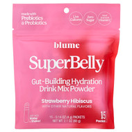 <img alt="Blume, SuperBelly, Gut-Building Hydration Drink Mix Powder, Strawberry Hibiscus, 15 Packets, 0.14 oz (4 g) Each" title="Blume, SuperBelly, Gut-Building Hydration Drink Mix Powder, Strawberry Hibiscus, 15 Packets, 0.14 oz (4 g) Each,839172002075"