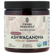 <img alt="Tribe Organics, Ashwagandha KSM-66 Gummies with Amla Fruit, Strawberry, 60 Gummies" title="Tribe Organics, Ashwagandha KSM-66 Gummies with Amla Fruit, Strawberry, 60 Gummies,860010716007"