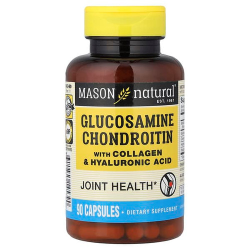 <img alt="Mason Natural, Glucosamine Chondroitin with Collagen & Hyaluronic Acid, 90 Capsules" title="Mason Natural, Glucosamine Chondroitin with Collagen & Hyaluronic Acid, 90 Capsules,311845145390"