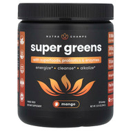 <img alt="NutraChamps, Super Greens, With Superfoods, Probiotics & Enzymes, Mango, 9.31 oz (264 g)" title="NutraChamps, Super Greens, With Superfoods, Probiotics & Enzymes, Mango, 9.31 oz (264 g),621983503083"