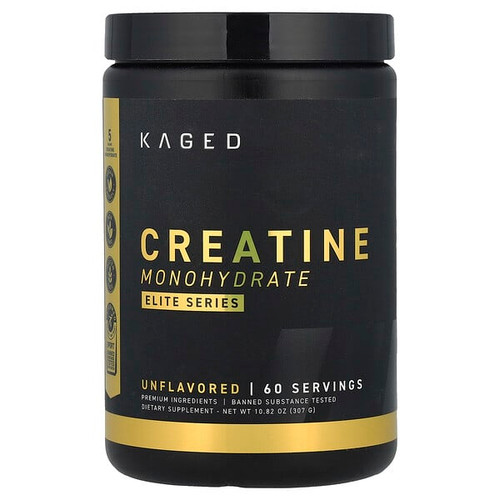 <img alt="Kaged, Elite Series, Creatine Monohydrate, Unflavored, 10.82 oz (307 g)" title="Kaged, Elite Series, Creatine Monohydrate, Unflavored, 10.82 oz (307 g),850045966621"