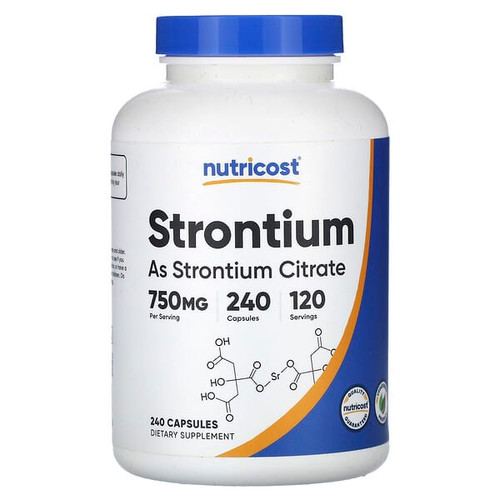 <img alt="Nutricost, Strontium, 240 Capsules (375 mg per Capsule)" title="Nutricost, Strontium, 240 Capsules (375 mg per Capsule),810014674384"